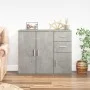 Concrete gray plywood sideboard 91x29.5x75 cm by vidaXL, Sideboards - Ref: Foro24-823273, Price: 88,78 €, Discount: %