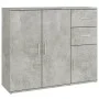 Concrete gray plywood sideboard 91x29.5x75 cm by vidaXL, Sideboards - Ref: Foro24-823273, Price: 88,78 €, Discount: %