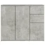Concrete gray plywood sideboard 91x29.5x75 cm by vidaXL, Sideboards - Ref: Foro24-823273, Price: 88,78 €, Discount: %