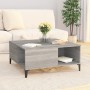 Mesa de centro madera contrachapada gris Sonoma 80x80x36,5 cm de vidaXL, Mesas de centro - Ref: Foro24-821106, Precio: 76,05 ...