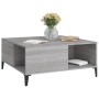 Mesa de centro madera contrachapada gris Sonoma 80x80x36,5 cm de vidaXL, Mesas de centro - Ref: Foro24-821106, Precio: 76,05 ...
