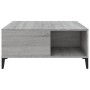 Mesa de centro madera contrachapada gris Sonoma 80x80x36,5 cm de vidaXL, Mesas de centro - Ref: Foro24-821106, Precio: 76,05 ...