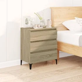 Aparador de madera contrachapada roble Sonoma 60x35x70 cm de vidaXL, Aparadores - Ref: Foro24-823051, Precio: 59,23 €, Descue...