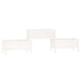 Jardinera madera maciza de pino blanco 245,5x44x75 cm en Macetas y jardineras | Comprar online en Foru.es
