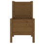 Jardinera madera maciza de pino marrón miel 245,5x44x75 cm en Macetas y jardineras | Comprar online en Foru.es