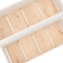 Jardinera de madera de pino maciza blanca 110x84x75 cm en Macetas y jardineras | Comprar online en Foru.es