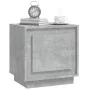 Mesitas de noche 2 uds madera gris hormigón 44x35x45 cm de vidaXL, Mesitas de noche - Ref: Foro24-819845, Precio: 49,77 €, De...