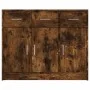 Aparador madera de ingeniería roble ahumado 91x28x75 cm de vidaXL, Aparadores - Ref: Foro24-823013, Precio: 101,01 €, Descuen...