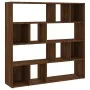 Estantería/divisor de espacios roble marrón 105x24x102 cm de vidaXL, Divisores de ambientes - Ref: Foro24-823252, Precio: 83,...