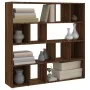 Estantería/divisor de espacios roble marrón 105x24x102 cm de vidaXL, Divisores de ambientes - Ref: Foro24-823252, Precio: 83,...