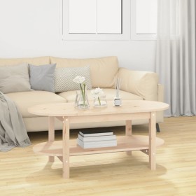 Mesa de centro de madera maciza de pino 110x55x45 cm en Mesas de centro | Comprar online en Foru.es