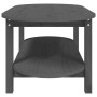 Mesa de centro de madera maciza de pino gris 110x55x45 cm en Mesas de centro | Comprar online en Foru.es