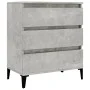 Concrete gray plywood sideboard 60x35x70 cm by vidaXL, Sideboards - Ref: Foro24-823052, Price: 50,99 €, Discount: %