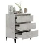 Concrete gray plywood sideboard 60x35x70 cm by vidaXL, Sideboards - Ref: Foro24-823052, Price: 50,99 €, Discount: %