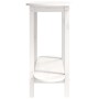 Mesa consola de madera maciza de pino blanco 110x40x80 cm en Mesas de centro | Comprar online en Foru.es