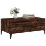 Mesa de centro madera contrachapada roble ahumado 90x50x36,5 cm de vidaXL, Mesas de centro - Ref: Foro24-821121, Precio: 48,3...