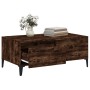 Mesa de centro madera contrachapada roble ahumado 90x50x36,5 cm de vidaXL, Mesas de centro - Ref: Foro24-821121, Precio: 48,3...