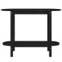 Mesa consola madera maciza de pino negro 110x40x80 cm en Mesas de centro | Comprar online en Foru.es