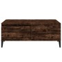 Mesa de centro madera contrachapada roble ahumado 90x50x36,5 cm de vidaXL, Mesas de centro - Ref: Foro24-821121, Precio: 48,3...