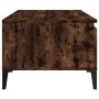 Mesa de centro madera contrachapada roble ahumado 90x50x36,5 cm de vidaXL, Mesas de centro - Ref: Foro24-821121, Precio: 48,3...