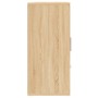 Aparador de madera contrachapada roble Sonoma 91x29,5x65 cm de vidaXL, Aparadores - Ref: Foro24-823345, Precio: 78,93 €, Desc...
