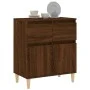 Plywood brown oak sideboard 60x35x70 cm by vidaXL, Sideboards - Ref: Foro24-819683, Price: 60,94 €, Discount: %
