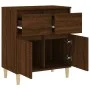 Plywood brown oak sideboard 60x35x70 cm by vidaXL, Sideboards - Ref: Foro24-819683, Price: 60,94 €, Discount: %