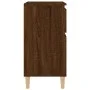 Plywood brown oak sideboard 60x35x70 cm by vidaXL, Sideboards - Ref: Foro24-819683, Price: 60,94 €, Discount: %