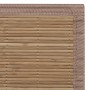 Alfombra rectangular de bambú marrón 80 x 200 cm de vidaXL, Alfombras - Ref: Foro24-241337, Precio: 35,90 €, Descuento: %