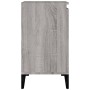 Armario de lavabo madera contrachapada gris Sonoma 58x33x60 cm de vidaXL, Tocadores de baño - Ref: Foro24-821266, Precio: 45,...
