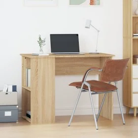 Escritorio de madera contrachapada roble Sonoma 100x55x75 cm de vidaXL, Escritorios - Ref: Foro24-823027, Precio: 70,86 €, De...