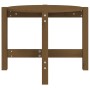 Mesa de centro de madera maciza de pino marrón miel 62,5x45 cm en Mesas de centro | Comprar online en Foru.es