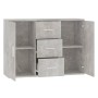 Aparador de madera contrachapada gris hormigón 91x29,5x65 cm de vidaXL, Aparadores - Ref: Foro24-823346, Precio: 83,18 €, Des...