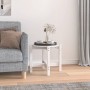 Mesa de centro de madera maciza de pino blanco Ø52,5x45 cm en Mesas de centro | Comprar online en Foru.es