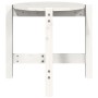 Mesa de centro de madera maciza de pino blanco Ø52,5x45 cm en Mesas de centro | Comprar online en Foru.es