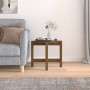 Mesa de centro de madera maciza de pino marrón miel Ø52,5x45 cm en Mesas de centro | Comprar online en Foru.es