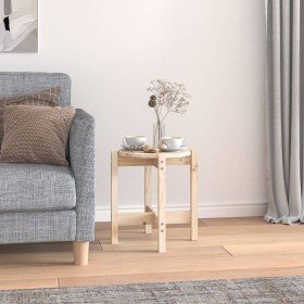 Mesa de centro de madera de pino maciza Ø 42,5x45 cm en Mesas de centro | Comprar online en Foru.es