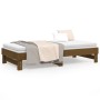Sofá cama extraíble madera maciza pino marrón miel 2x(90x190)cm de vidaXL, Camas y somieres - Ref: Foro24-823392, Precio: 124...