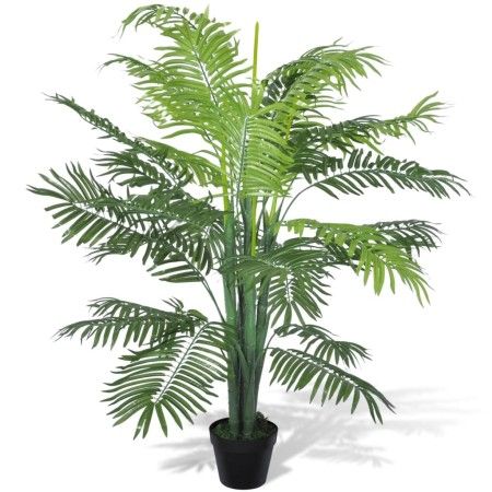 Palmera artificial Phoenix con macetero 130 cm de vidaXL, Flora artificial - Ref: Foro24-241356, Precio: 48,52 €, Descuento: %