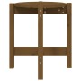 Mesa de centro de madera maciza de pino marrón miel Ø42,5x45 cm en Mesas de centro | Comprar online en Foru.es