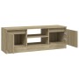 Mueble de TV con puerta roble Sonoma 102x30x36 cm de vidaXL, Muebles TV - Ref: Foro24-823353, Precio: 61,67 €, Descuento: %