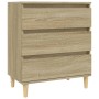 Aparador de madera contrachapada roble Sonoma 60x35x70 cm de vidaXL, Aparadores - Ref: Foro24-823043, Precio: 59,44 €, Descue...