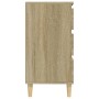 Aparador de madera contrachapada roble Sonoma 60x35x70 cm de vidaXL, Aparadores - Ref: Foro24-823043, Precio: 59,44 €, Descue...