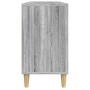 Armario de lavabo madera contrachapada gris Sonoma 80x33x60 cm de vidaXL, Tocadores de baño - Ref: Foro24-821290, Precio: 60,...