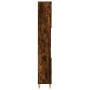 Armario de baño madera contrachapada roble ahumado 30x30x190 cm de vidaXL, Tocadores de baño - Ref: Foro24-819793, Precio: 74...