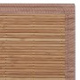 Alfombra rectangular de bambú marrón 80 x 300 cm de vidaXL, Alfombras - Ref: Foro24-241338, Precio: 37,87 €, Descuento: %
