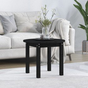 Mesa de centro de madera maciza de pino negro Ø 55x45 cm en Mesas de centro | Comprar online en Foru.es