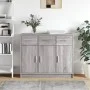 Aparador madera de ingeniería gris Sonoma 91x28x75 cm de vidaXL, Aparadores - Ref: Foro24-823014, Precio: 103,26 €, Descuento: %