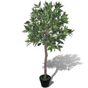 Árbol de laurel artificial con maceta, 120 cm de alto de vidaXL, Flora artificial - Ref: Foro24-241368, Precio: 46,98 €, Desc...