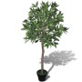 Árbol de laurel artificial con maceta, 120 cm de alto de vidaXL, Flora artificial - Ref: Foro24-241368, Precio: 46,98 €, Desc...